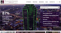 Desktop Screenshot of meadowscollier.com
