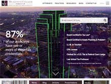 Tablet Screenshot of meadowscollier.com
